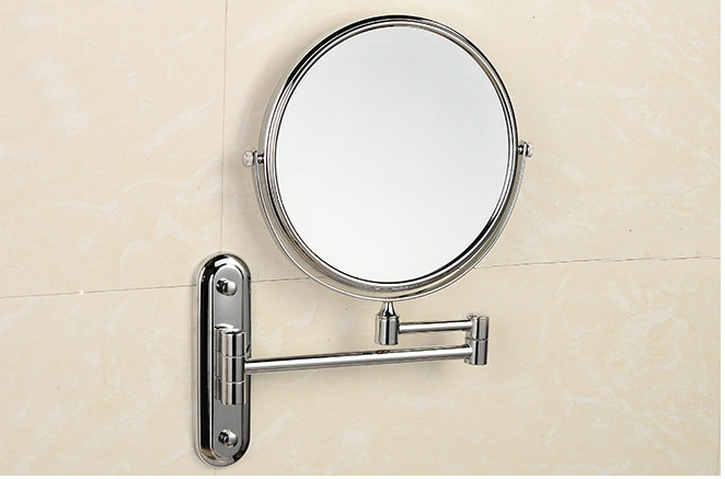 Adjustable Wall-Mounted Cosmetic Mirror